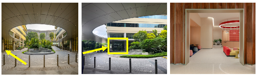 Car (Drop-off point) locations