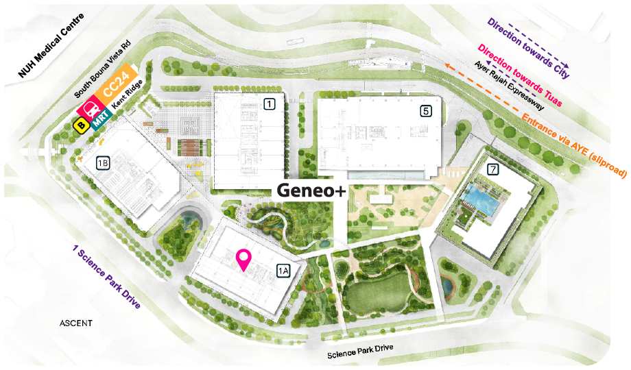 Kent Ridge MRT map